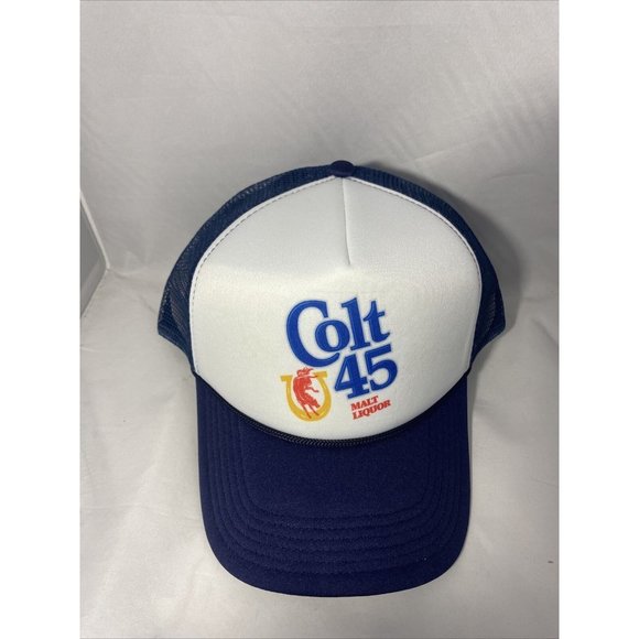 Colt 45 Malt Liquor Trucker Hat Foam Mesh Hat Colt 45 Malt Liquor - Picture 4 of 4